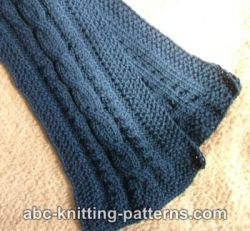 Three-Cable Scarf