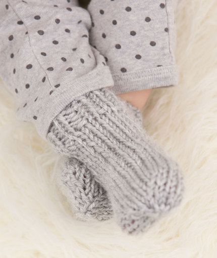 Knitting Patterns Galore - Baby Socks