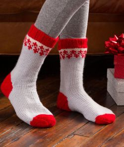 Christmas Morning Slipper Socks