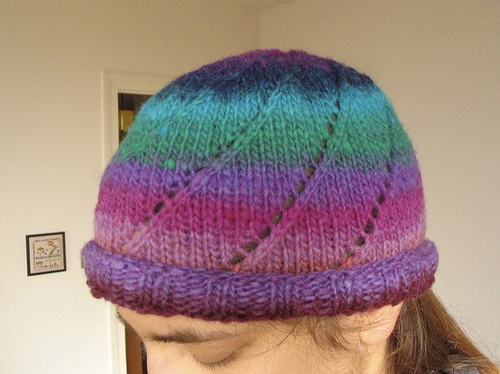 Knitting Patterns Galore Noro Spiral OneSkein Hat