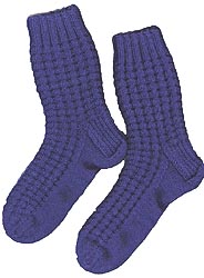 Blueberry Waffle Socks