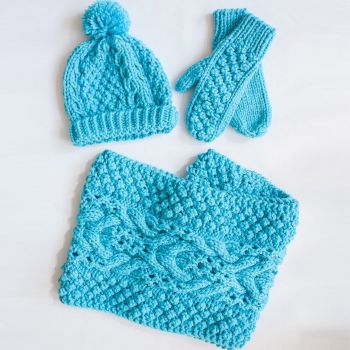 Chill Chaser - Cowl, Hat, Mittens