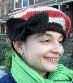Big Slouchy Bow Beret