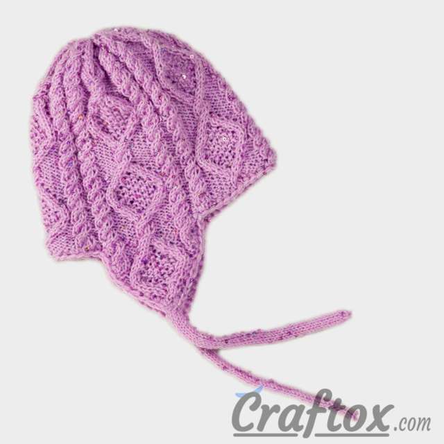Knitting Patterns Galore Aran Earflap Hat