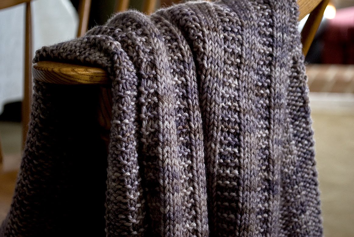 Knitting Patterns Galore Garter Rib Baby Blanket