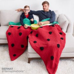 Watermelon Wedge Knit Snuggle Sack