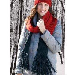 Double Dipper Knit Scarf