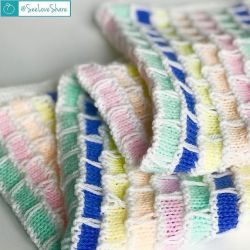 Knit Brick & Mortar Baby Blanket