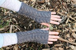 Cabled Cabin Mittens