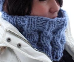 Speedy Cabled Cowl