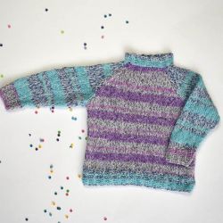 Universal Yarn Easy Stripe Pullover