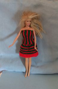 Barbie Striped Skirt and Top