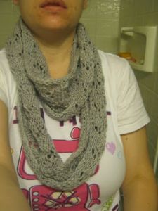 Infinitely Simple Lace Infinity Scarf