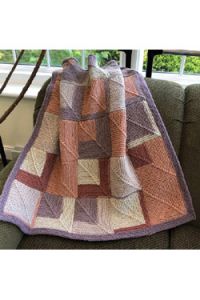 Hot Cakes Mitered Square Baby Blanket
