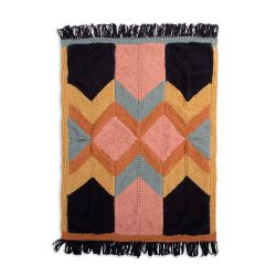 Pretty Puzzle Points Blanket