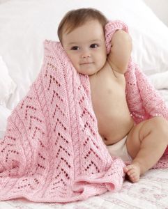 Little Girl Pink Baby Blanket