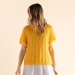 Goldenrod Lace Top