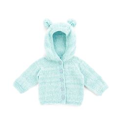 Top Down Baby Jacket With Hood