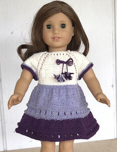 Lilac Dreams Dress for 18-inch Doll