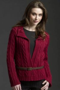 Allover Cable Cardigan