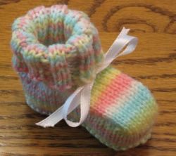 Seamless Baby Booties