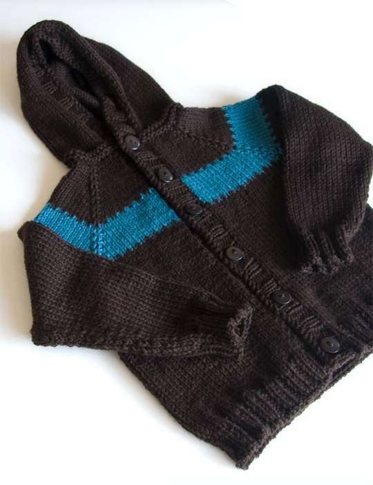 Knitting Patterns Galore - Toddler Raglan Hoodie