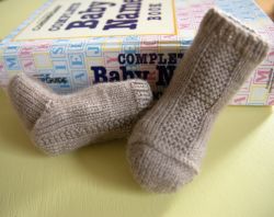 Garter Stripe Baby Socks