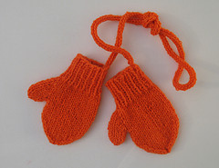 Toddler Mittens on a String