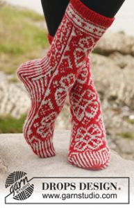Winter Rose Socks