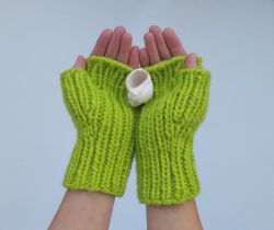Fast and Fearless Fingerless Mitts