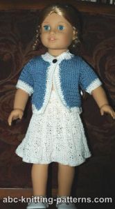 American Girl Doll Elegant Suit (Cardigan and Skirt)