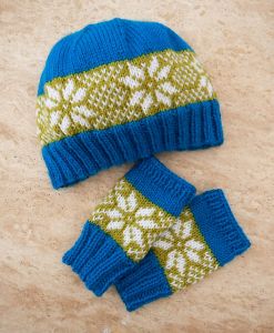 'Winter Star' Hat & Glove Set