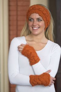 Cabled Headband & Mitts