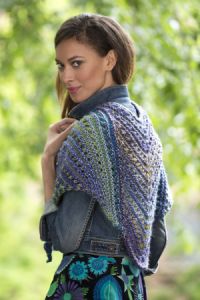 Knitting Patterns Galore - Simple Lace Shawl