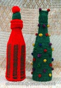 Christmas Wine Bottle Sweaters and Hats