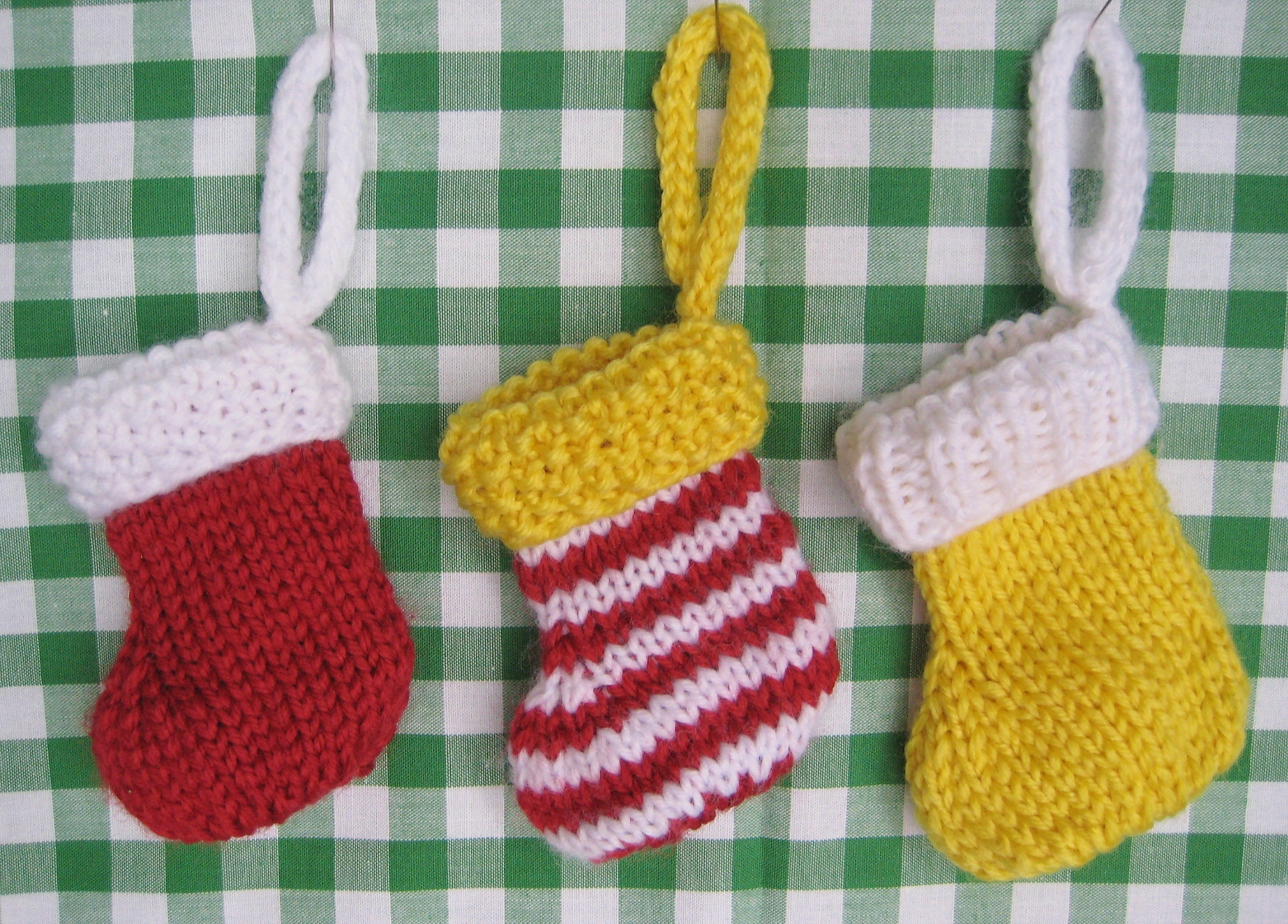 Knitting Patterns Galore Little Christmas Stocking for