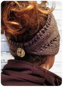Center Row Lace Headband / Neck Warmer