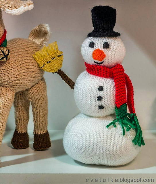 Knitting Patterns Galore Frosty Snowman