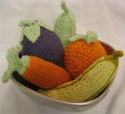 Baby Fruit and Veggie Rattle