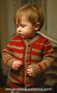 Child's Top-Down Seamless Cardigan with Set-In Sleeves