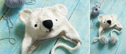 Knitted Polar Bear Hat