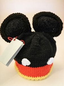 Mouse Ears Knit Baby Hat
