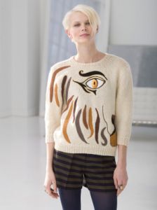 Abstracted Lion Pullover