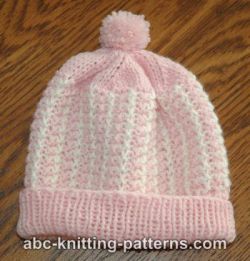Two-Color Baby Hat 