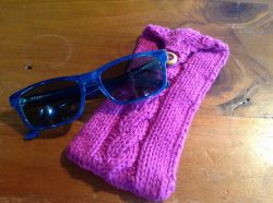 Cabled Sunglasses Case