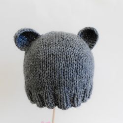Basic Newborn Bear Hat 