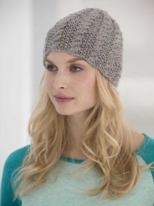 Cabled Tweed Hat