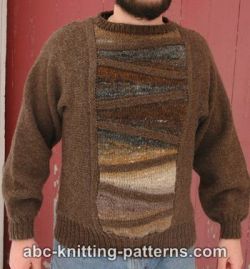 Cubist Short Row Seamless Men's Sweater