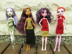 Summer Party Dresses for Monster High dolls 