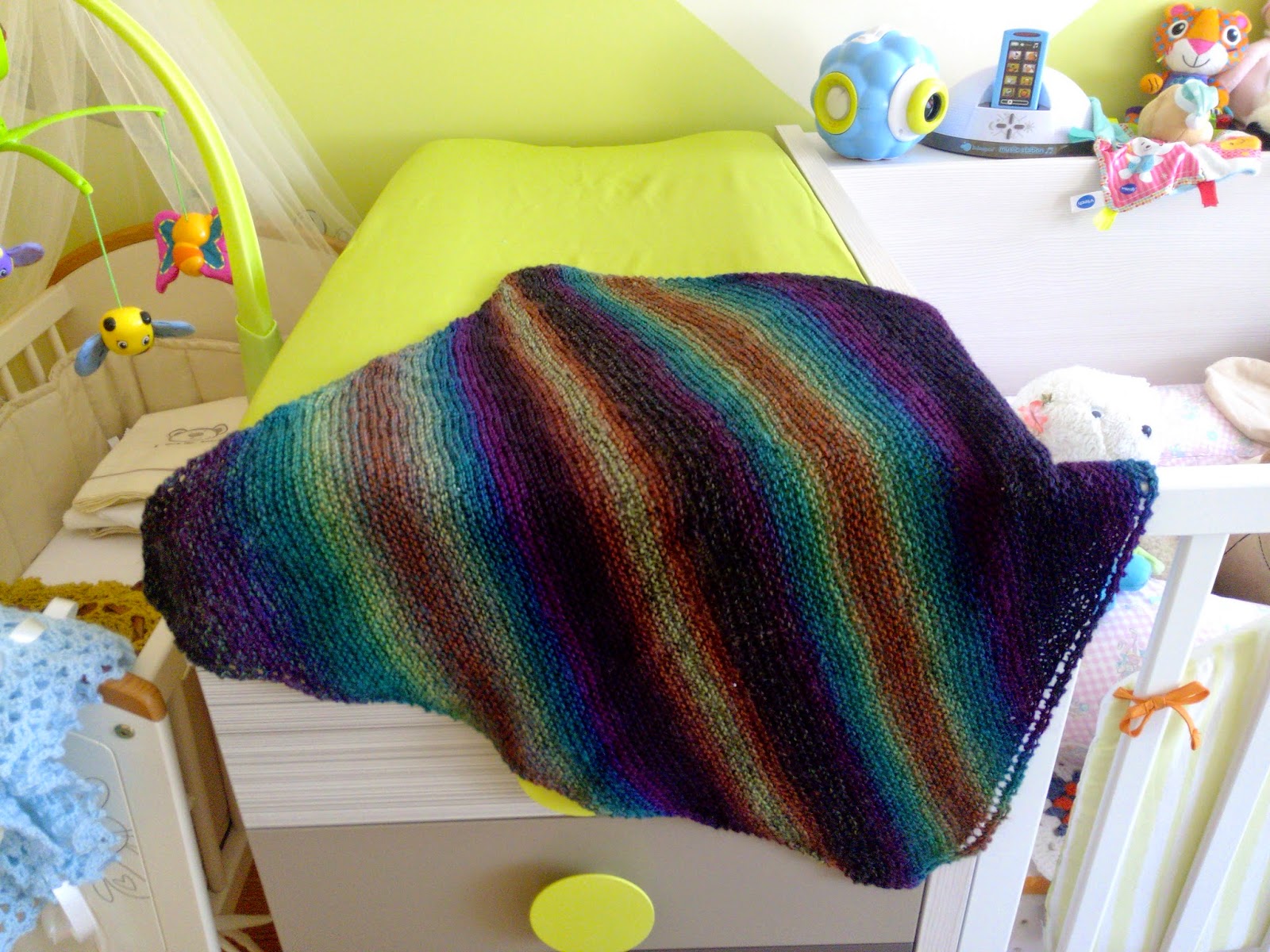 Knitting Patterns Galore Sock Yarn Baby Blanket
